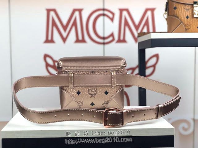 MCM女包 原單 6240 月彎形行李袋 Berlin Visetos腰包 MCM單肩斜挎女包  mdmc1130